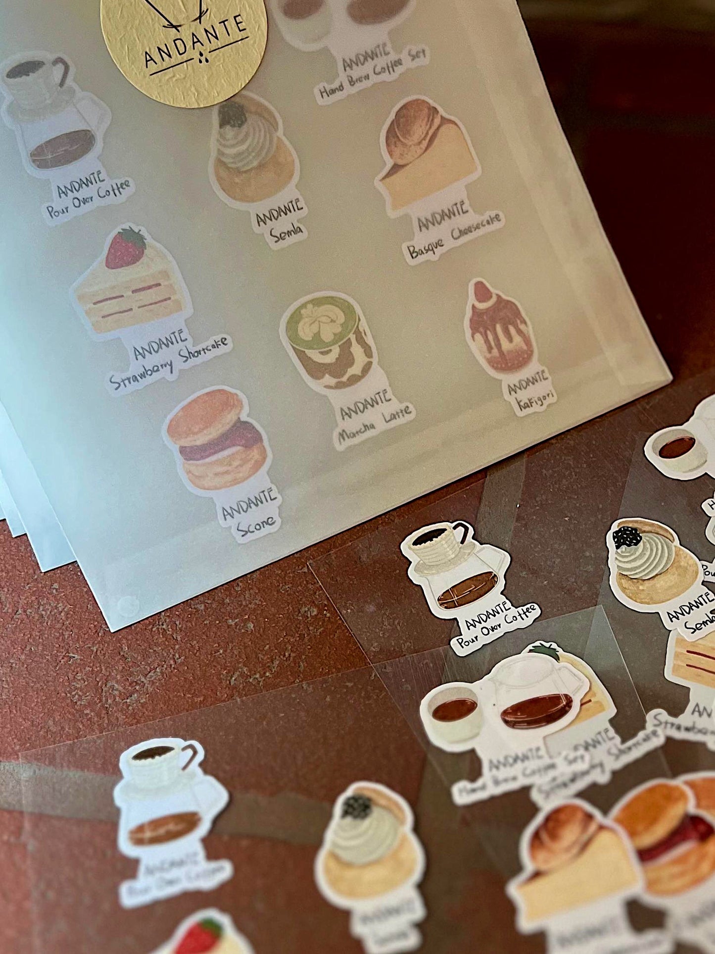 Andante Stickers - Andante Coffee