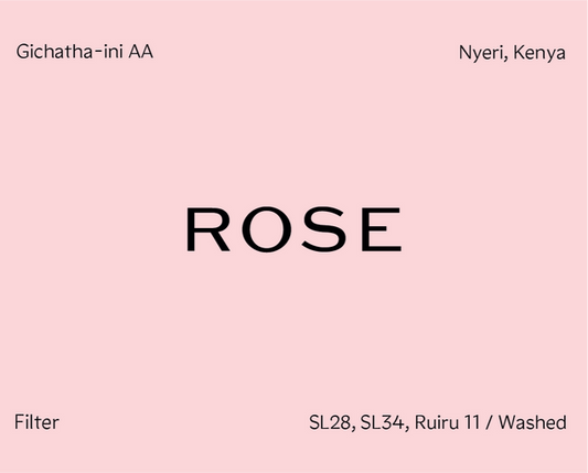Gichatha - ini AA - Kenya, Rose, 200g - Andante Coffee